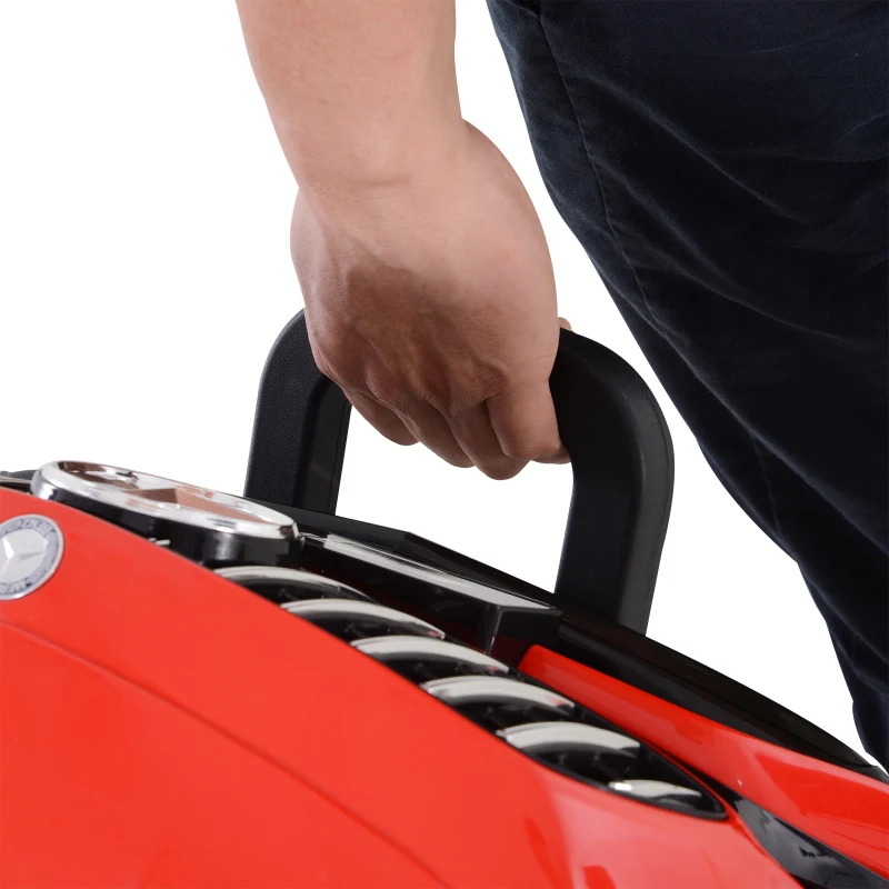 Aosom Licensed Kids Ride-On Car 12V with Remote Control, Suspension Wheel, Adjustable Speed, Red