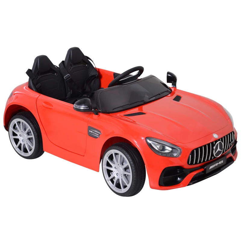 Aosom Licensed Kids Ride-On Car 12V with Remote Control, Suspension Wheel, Adjustable Speed, Red