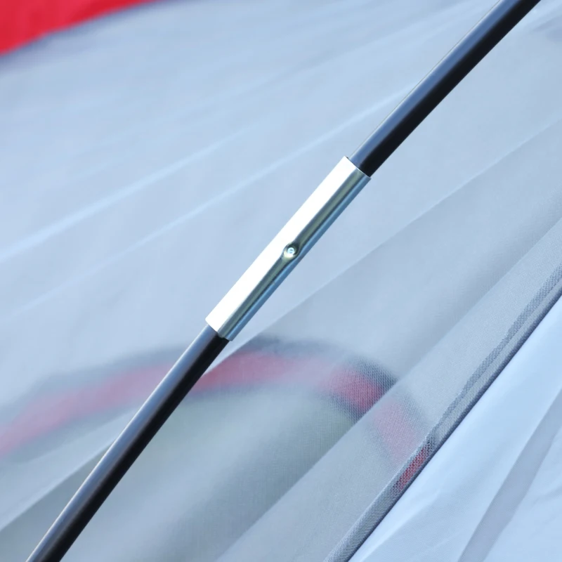 Outsunny 5-6 Person Family Tent, Outdoor Camping Tent with Lighting Hook, Carrying Bag for Camping, Hiking and Travelling, Grey