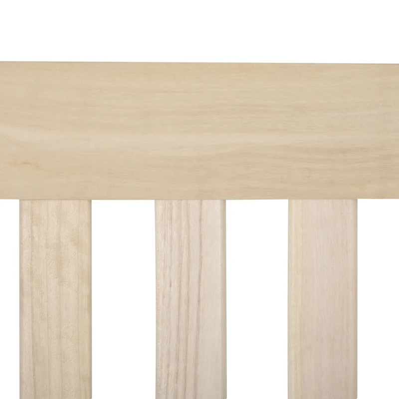 Outsunny 2-Seater Hanging Porch Swing Outdoor Patio Swing Chair Seat with Slatted Build and Chains, 440lbs Weight Capacity, Natural