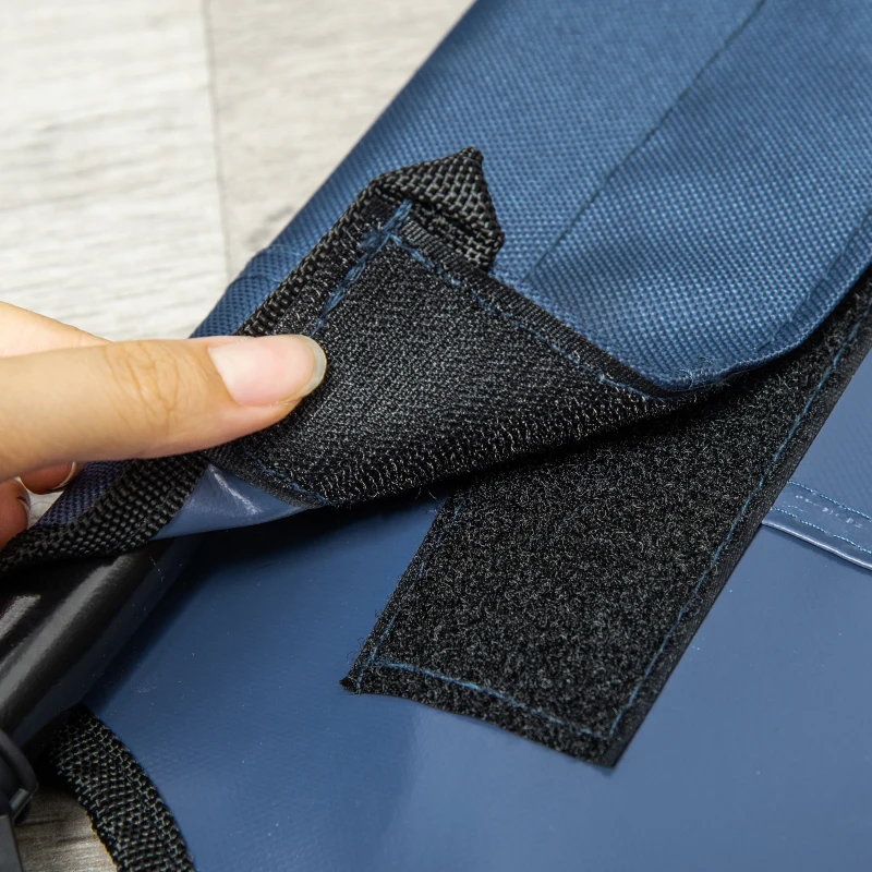 PawHut 48" x 36" Elevated Breathable Dog Bed w/ Carry Bag Dark Blue