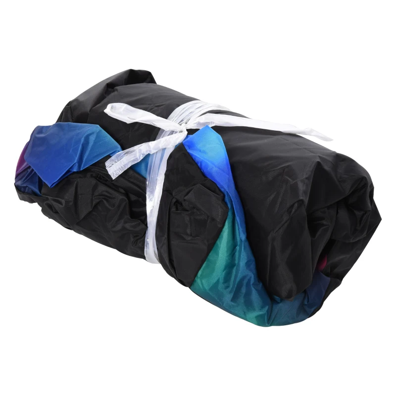 HOMCOM 5Ft Long Halloween Giant Scary Spider LED Lighted Airblown Inflatable Lawn Decoration Holiday Season Garden Decor