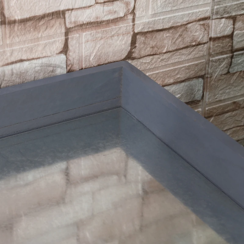 Outsunny Outdoor Storage Cabinet, Outdoor Tool Shed with Galvanized Top and Two Shelves for Yard Tools or Pool Accessories, Gray