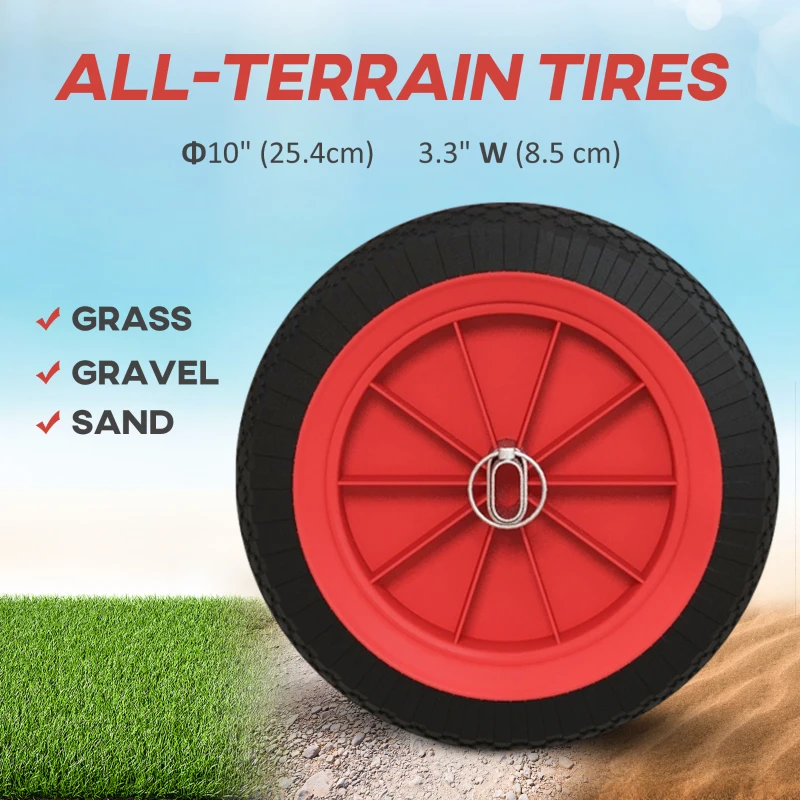 Soozier Kayak Cart Dolly Kayak Cart with Adjustable Width Red