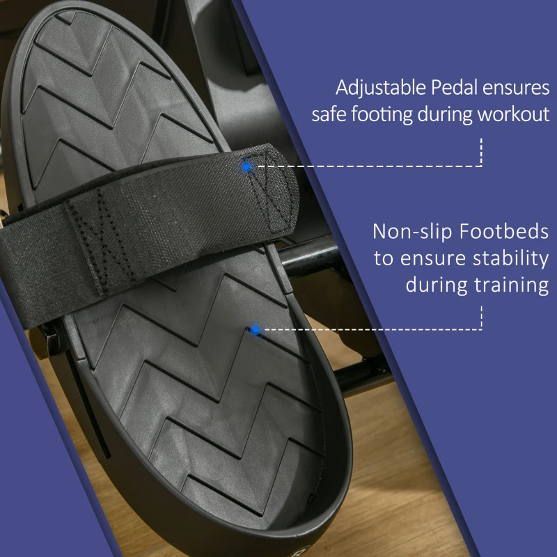 Soozier Magnetic Rowing Machine, Foldable Rower with 8 Level Resistance, Digital Monitor & Transport Wheels for Home Gym