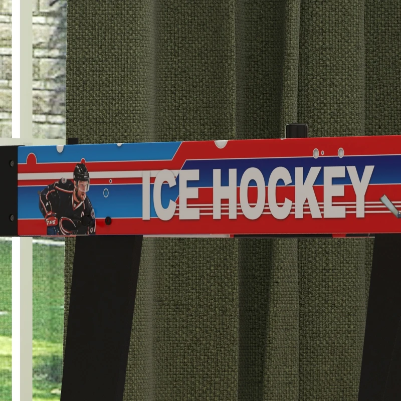 Soozier Folding Air Hockey Table 40" Arcade Table with 2 Pucks, 2 Pushers, Scoreboard for Family Game Room, Living Room, White