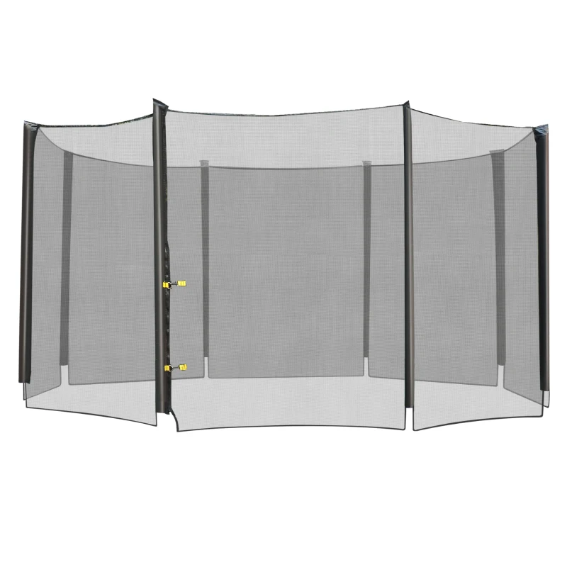 Aosom 12' Round Trampoline Enclosure Trampolining Bounce Safety Net Fence Replacement