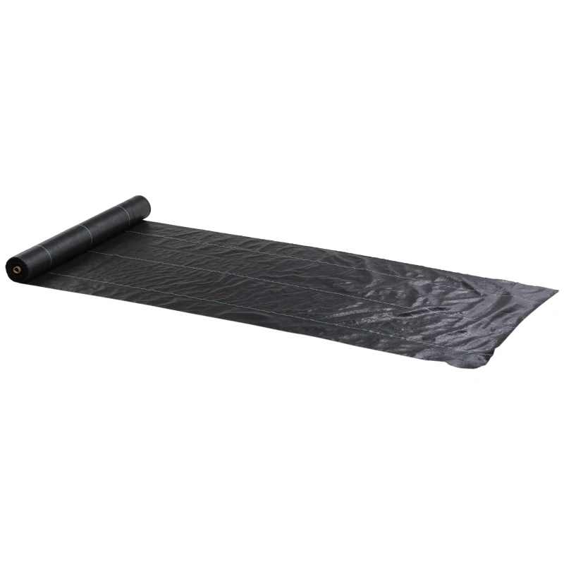 Outsunny 3ft x 300ft Weed Barrier, Landscape Fabric, for Greenhouse Yard Garden Weed Control, Heavy-Duty & Easy Setup, 2oz