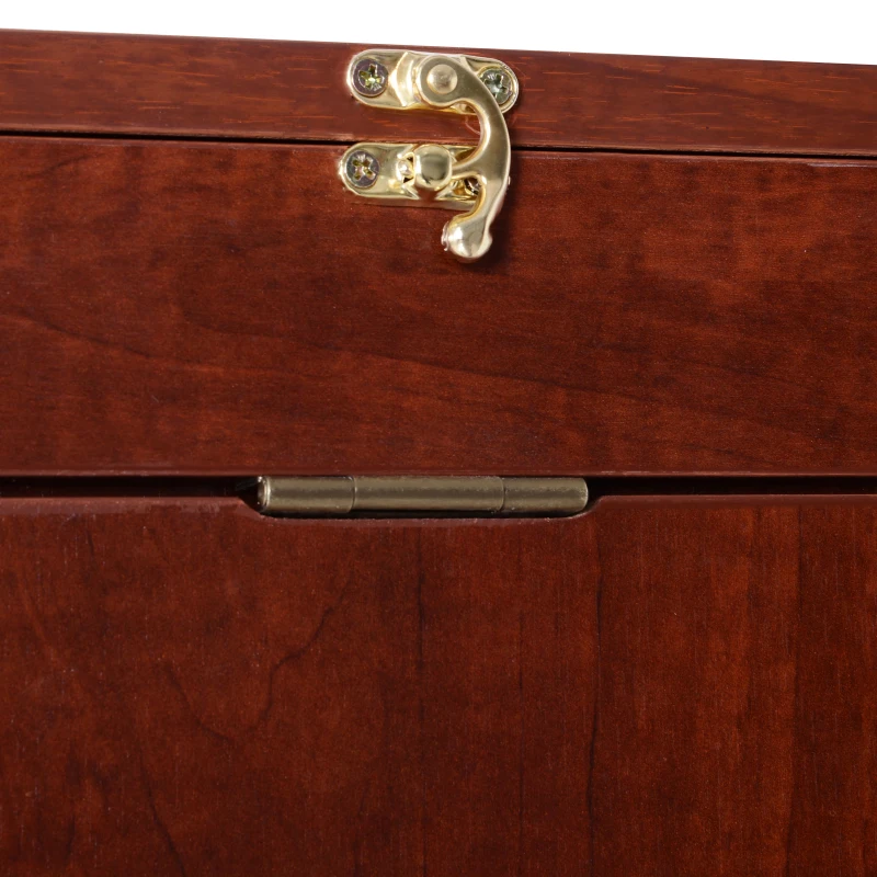 HOMCOM Wall Mounted Desk with Shelves Floating Desk Fold-Out Convertible Table for Home Office