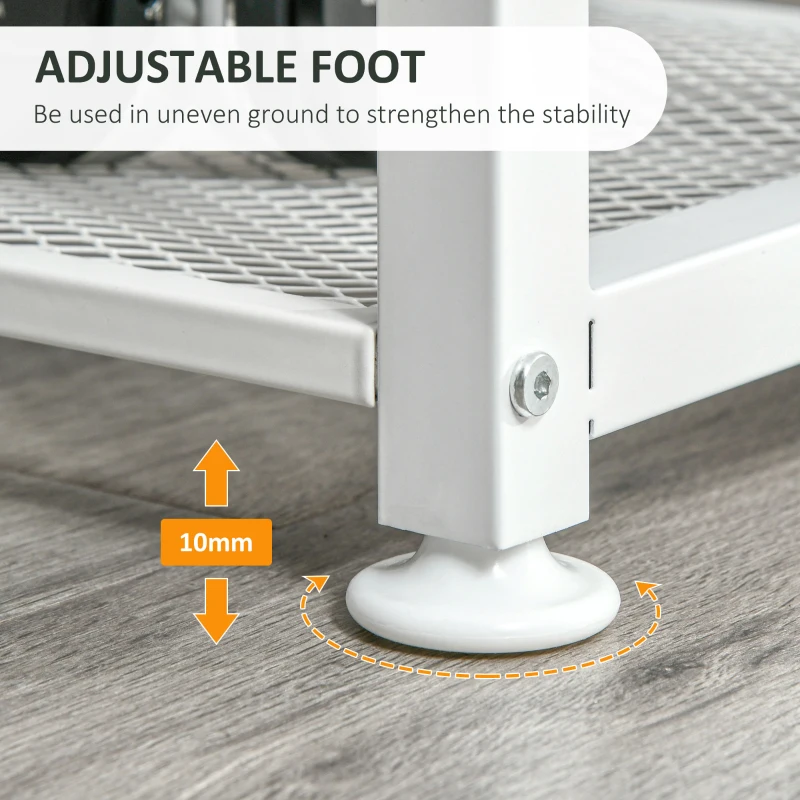 HOMCOM 83" Two Person Computer Desk with 2 Storage Shelves, Double Desk Workstation with Book Shelf,  Long Desk Table for Home Office, Natural