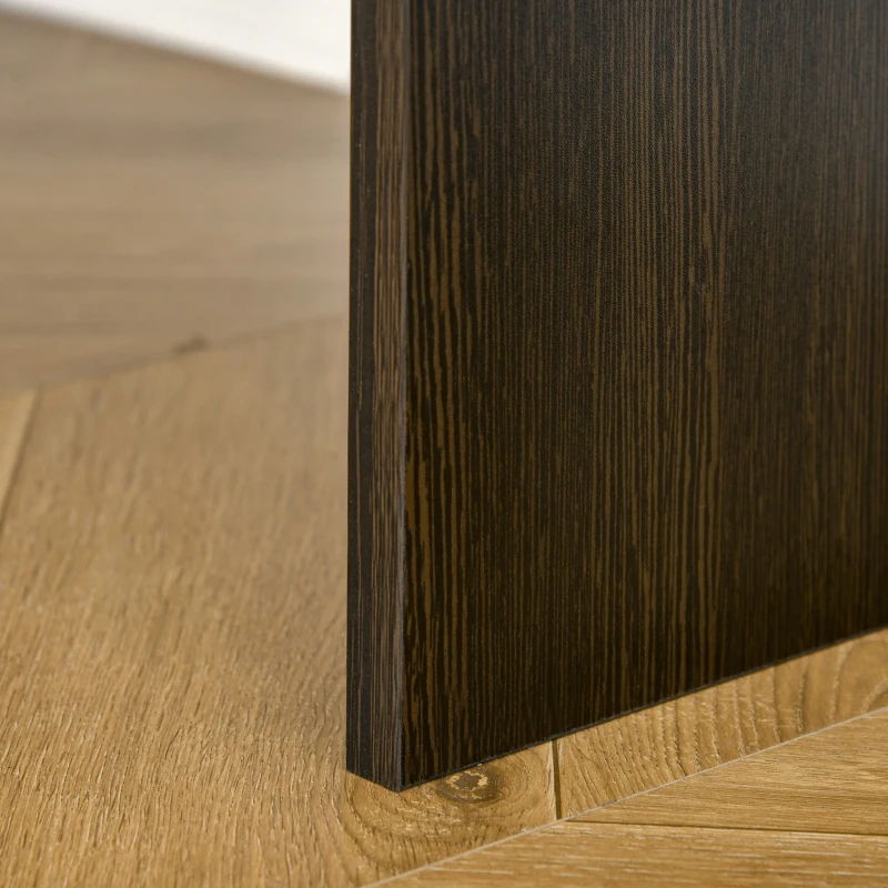 HOMCOM 47.25" L-Shaped Computer Desk, Writing Desk, Corner Desk with Storage Shelves for Home Office, Study, Black