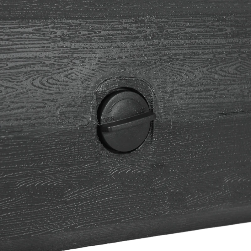 Outsunny Umbrella Stand for 1.3", 1.5" or 1.9" Umbrella Poles, Fillable Umbrella Base, Black