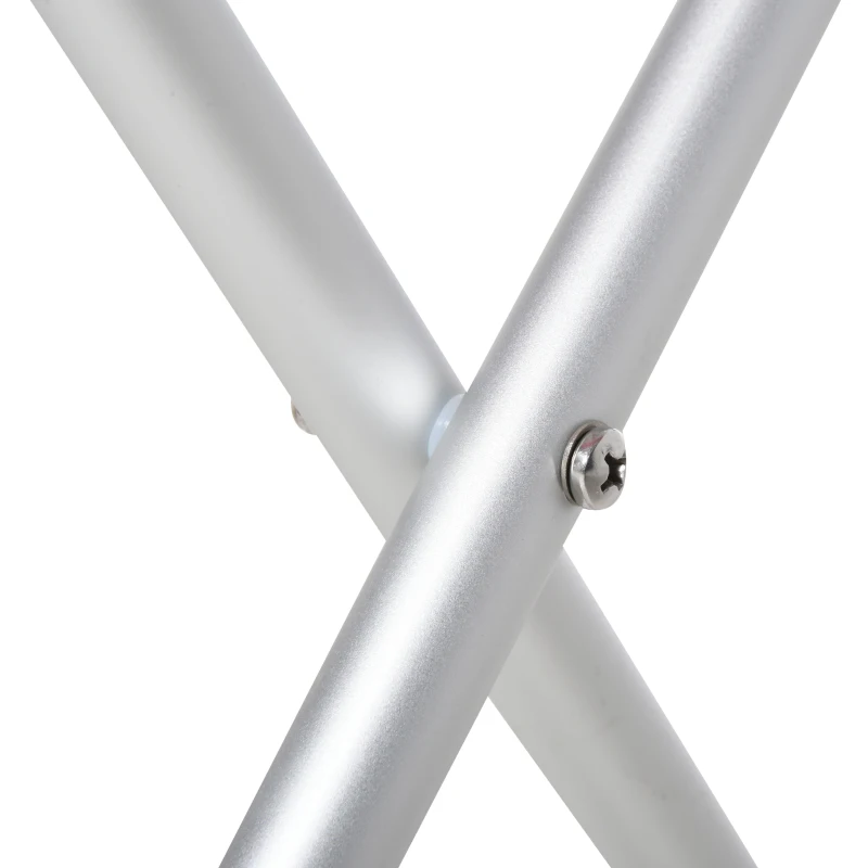 Soozier 2 Pieces Universal Kayak Storage Stand & Rack for Cleaning, Storing, & Maintenance with Aluminum Frame & Folding Design