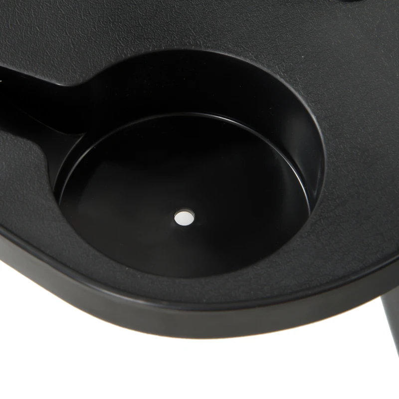 Outsunny Zero Gravity Chair, Folding Recliner Chair, Adjustable Patio Lounger with Detachable Pillow, Cup Holder and Foot Massage Roller for Outdoor, Patio, Deck, Poolside, Light Grey