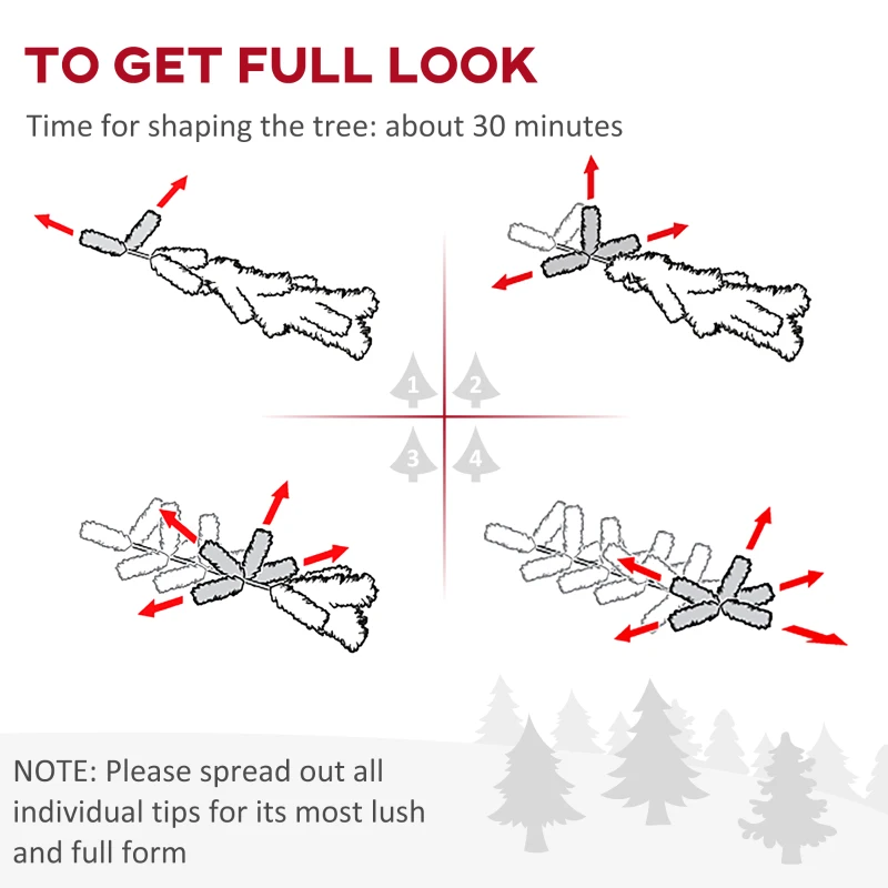 HOMCOM 6' Artificial Pencil Christmas Tree, Slim Xmas Tree with 390 Realistic Branch Tips and Plastic Stand, Black