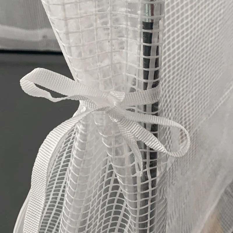 Outsunny 55" x 55" x 71" Greenhouse Portable Hot House for Plants with Zippered Door for Outdoor, Garden, Patio, White