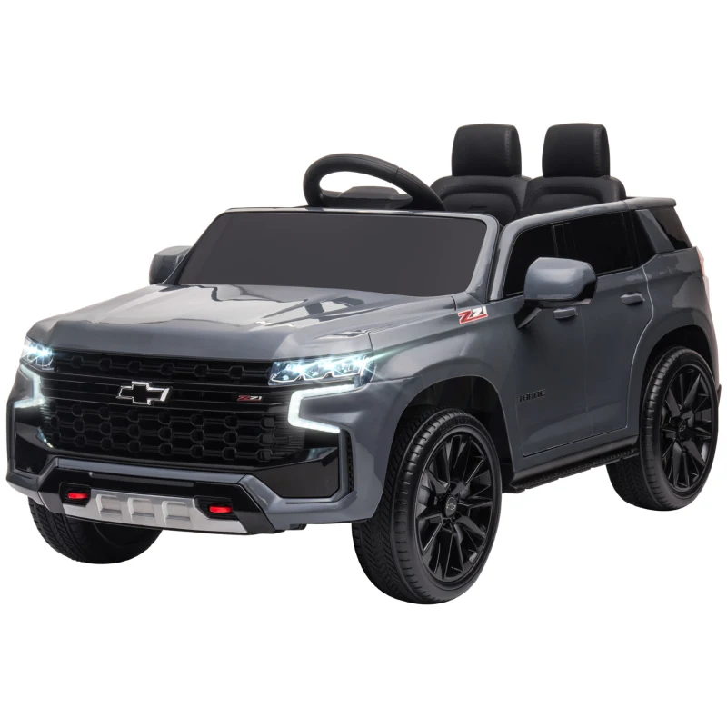 Aosom Electric Ride on Car 12V Kids Ride-on Toy, Gray
