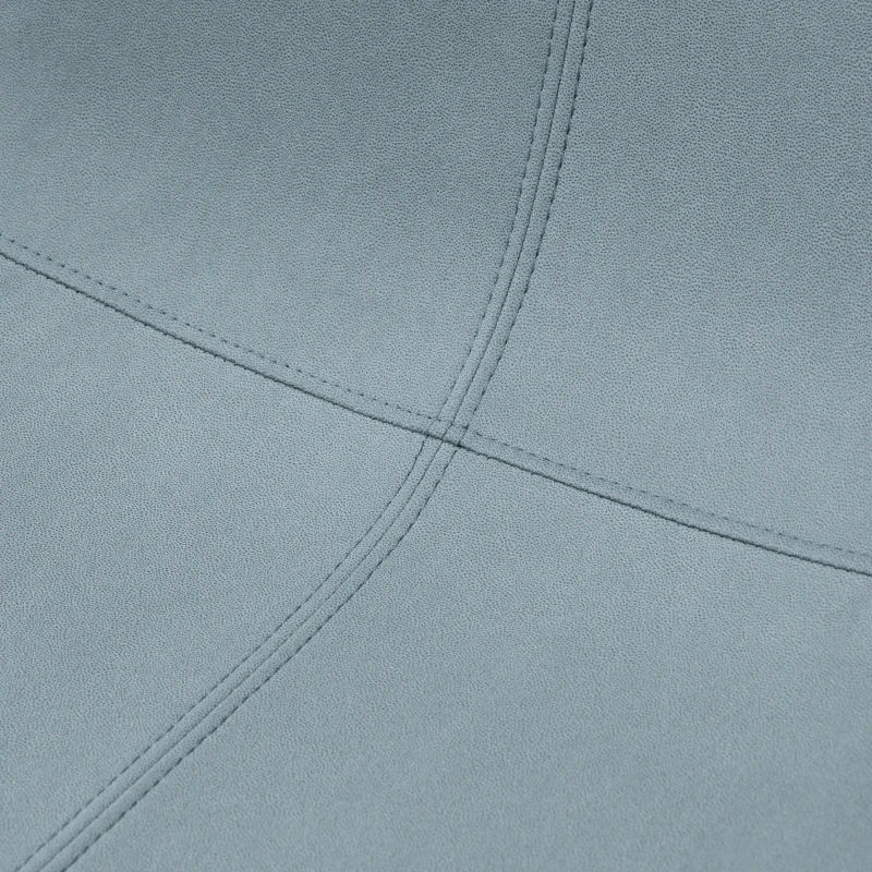 HOMCOM Bar Stools Set of 2, Upholstered Counter Height Bar Chairs, Kitchen Stools with Steel Legs