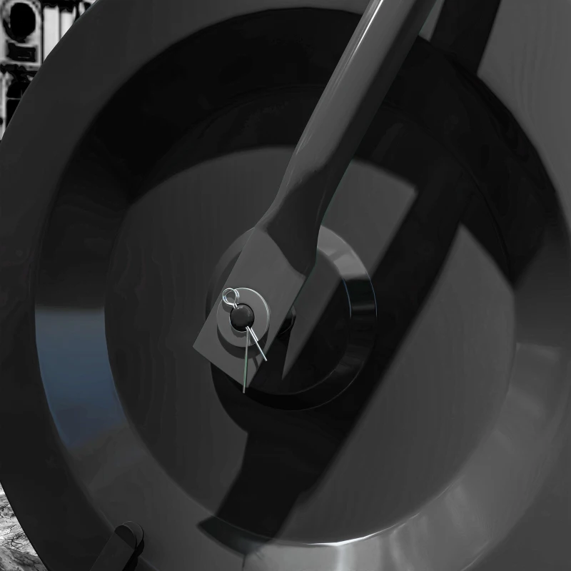 Outsunny 24 Inch Compost Spreader, Peat Moss Spreader with 24.4"/26.4" Height Adjustable Handle, Soil Spreader for Lawn, Black