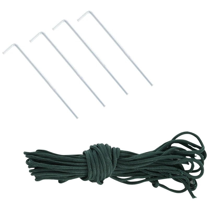 Outsunny 6.6' x 8.2' x 6.6' Dome Tunnel Greenhouse Plant Shed Garden Hot House Growing Tent w/ Roll Up Door, Transparent