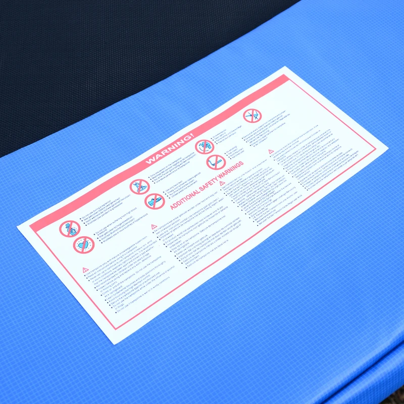 Soozier 14FT Trampoline Pad ⌀168" Replacement Jump Bounce Colorful