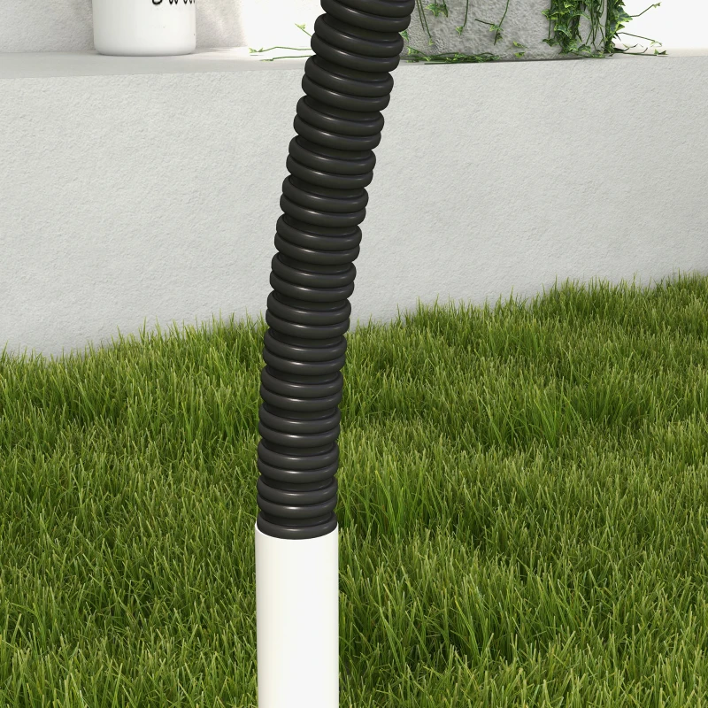 PawHut Dog Agility Kit Pet Obstacle Course Training Equipment Outdoor with Weave Poles, Carry Bag, Black