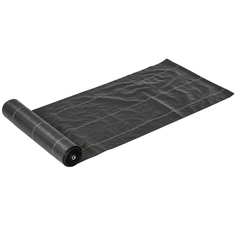 Outsunny 3ftx300ft Landscape Fabric, 4.6OZ Gardener Premium Weed Barrier Durable & Heavy-Duty Weed Block Gardening Mat, Easy Setup & Superior Weed Control Convenient Design
