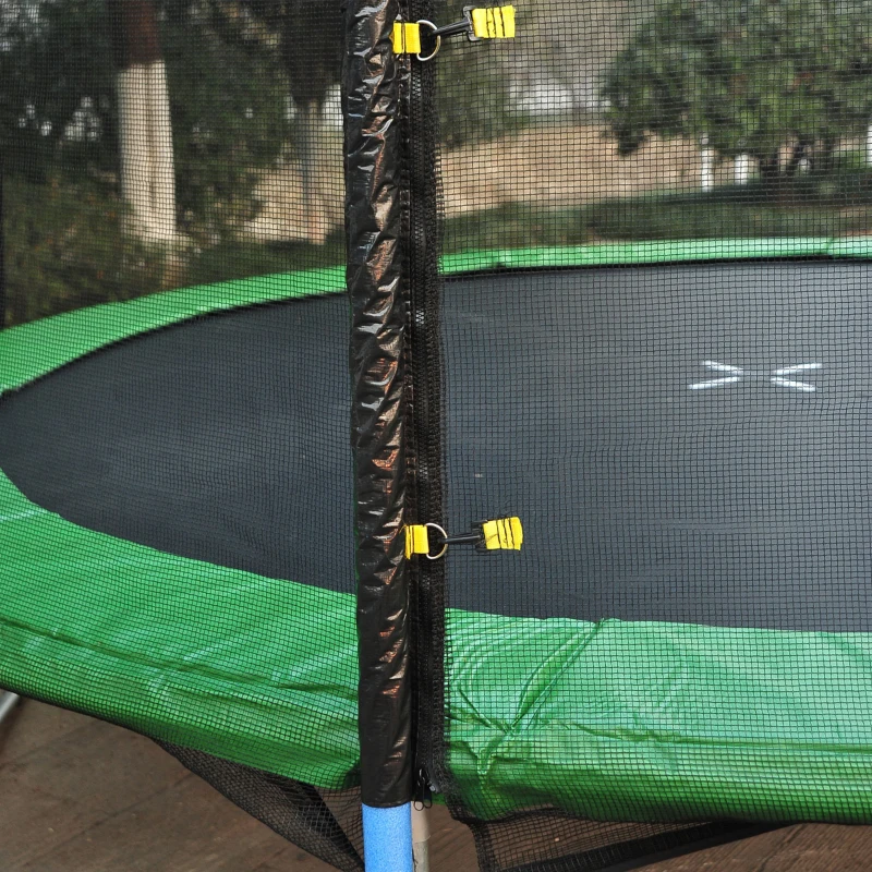 Aosom 12' Round Trampoline Enclosure Trampolining Bounce Safety Net Fence Replacement