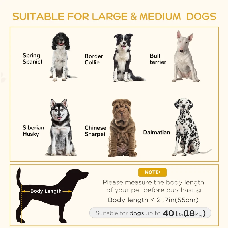 PawHut Rattan Pet Sofa for Large & Medium Dogs, Indoor & Outdoor Raised Wicker Dog Bed, Cat Couch, with Soft Washable Cushion, Charcoal Grey