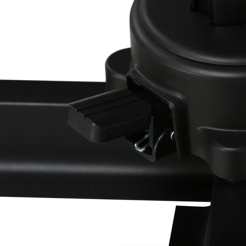 Outsunny 8FT Cantilever Patio Umbrella, Square Outdoor Offset Umbrella with 360° Rotation, Aluminum Hanging Umbrella with 3-Position Tilt, Crank & Cross Base for Garden, Dark Gray