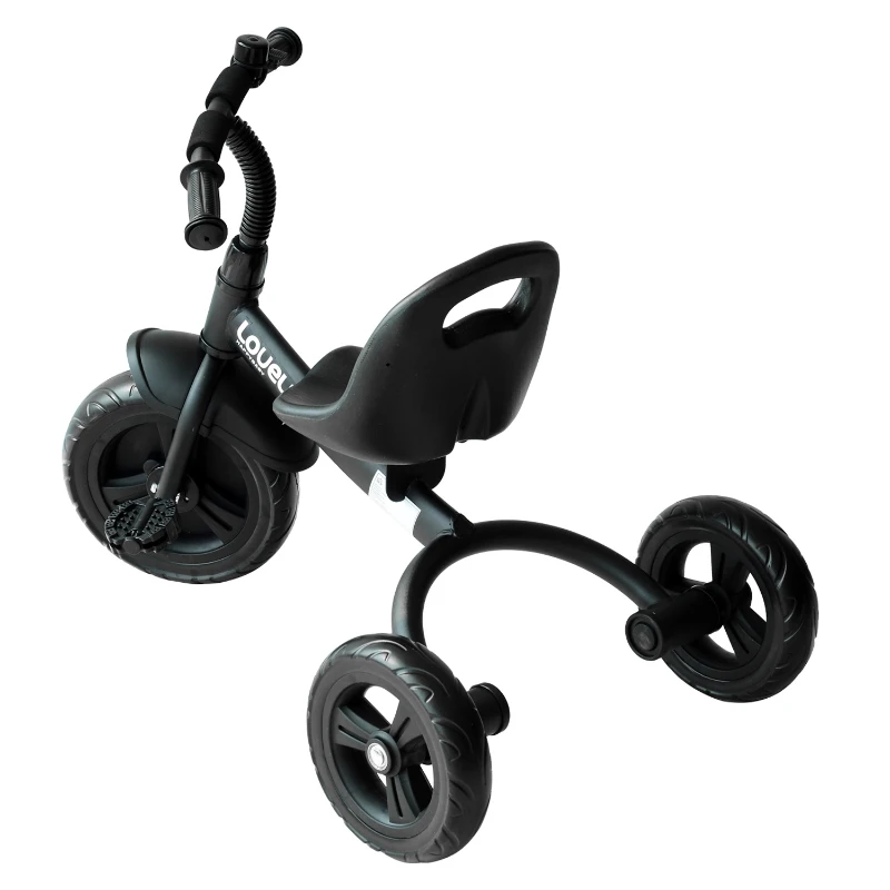 Qaba 3-Wheel Recreation Ride-On Toddler Bike With Bell for Children Indoor / Outdoor, Black