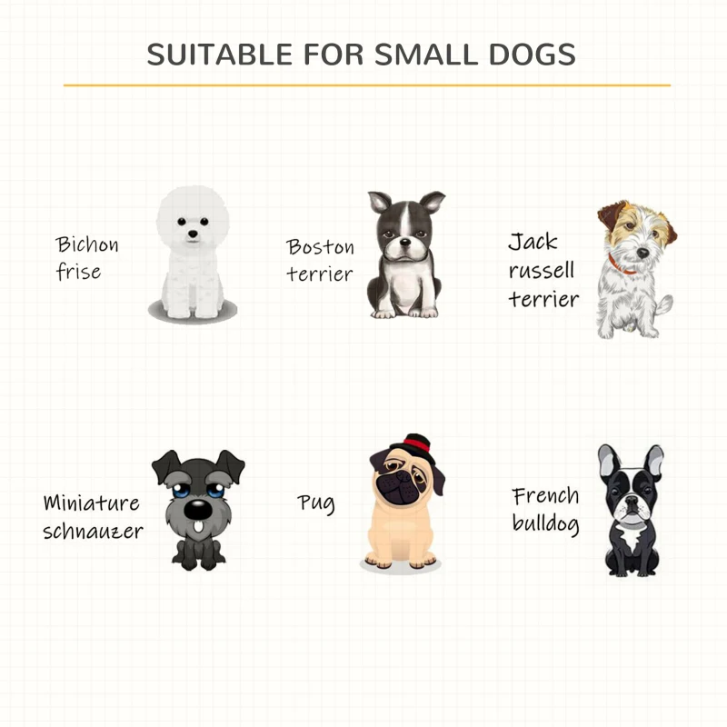 PawHut Furniture Style Dog Crate, Pet Cage Kennel End Table, Indoor Decorative Dog House, with Wooden Top, Door, for Small Dogs, Brown