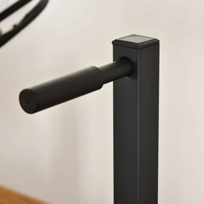 Soozier Dip Station with Padded Handles, Multifunctional Fitness Training Dip Bar for Indoor Home Gym Workout, Black