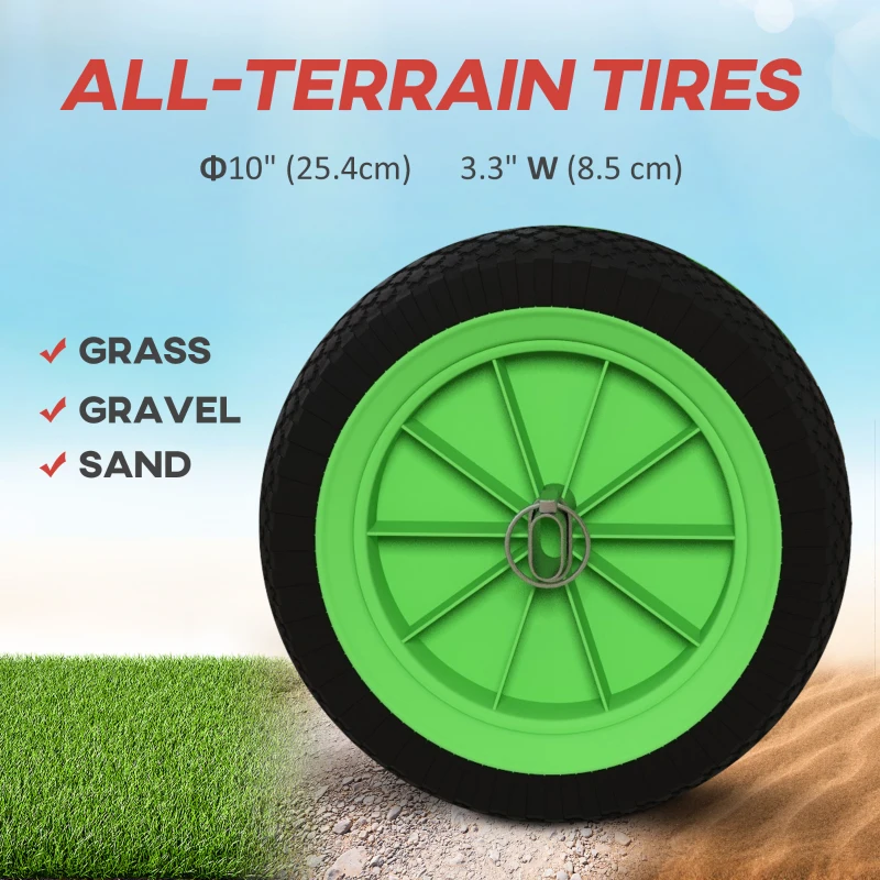 Soozier Kayak Cart Dolly Kayak Cart with Adjustable Width Green