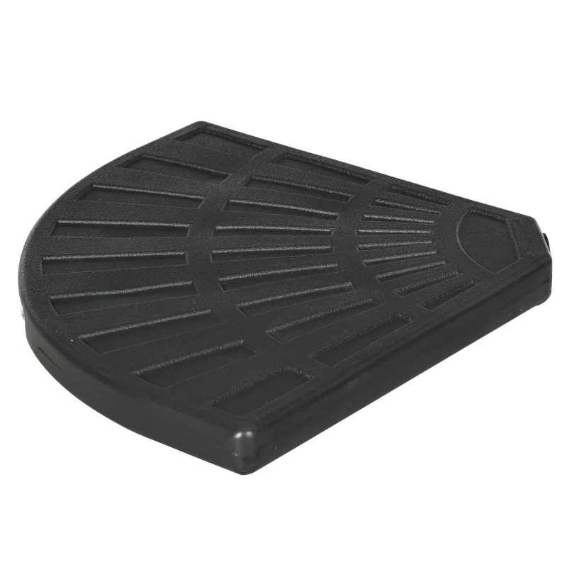 Outsunny 2-Piece Umbrella Weights for Cantilever Parasols with Handles, Heavy Duty Parasol Base Weights for Cross Base, Black