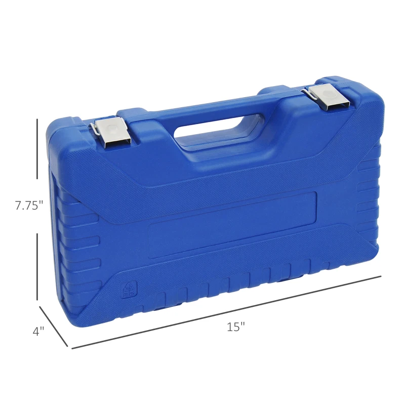 HOMCOM Heavy Duty Torque Multiplier Wrench Set, Amplifie Lug Nut Remover, 1:64 Labor Saving Wrench Tool with Carrying Case