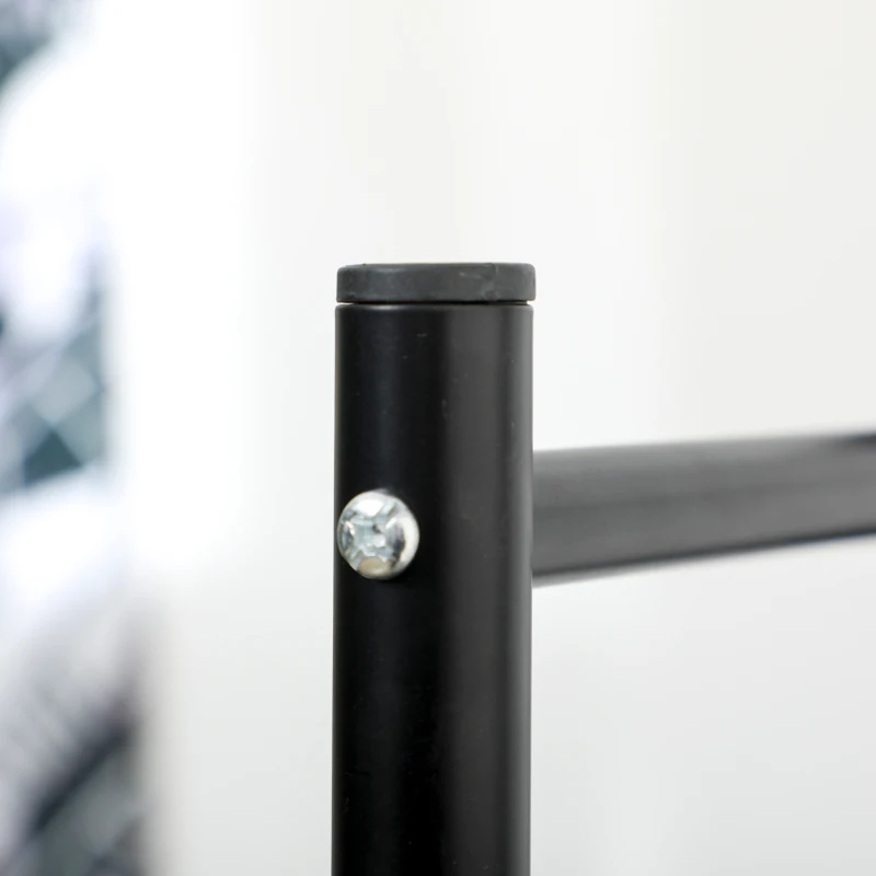 Soozier 12-Ball Sports Rack, Ball Holder Basketball Rack for Garage, Classroom or Gym, Athletic Gear Organizer