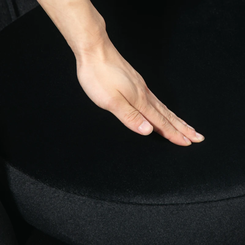 HOMCOM Modern Accent Chair, Velvet-Touch Fabric Leisure Club Chair with Gold Metal Legs for Bedroom, Black