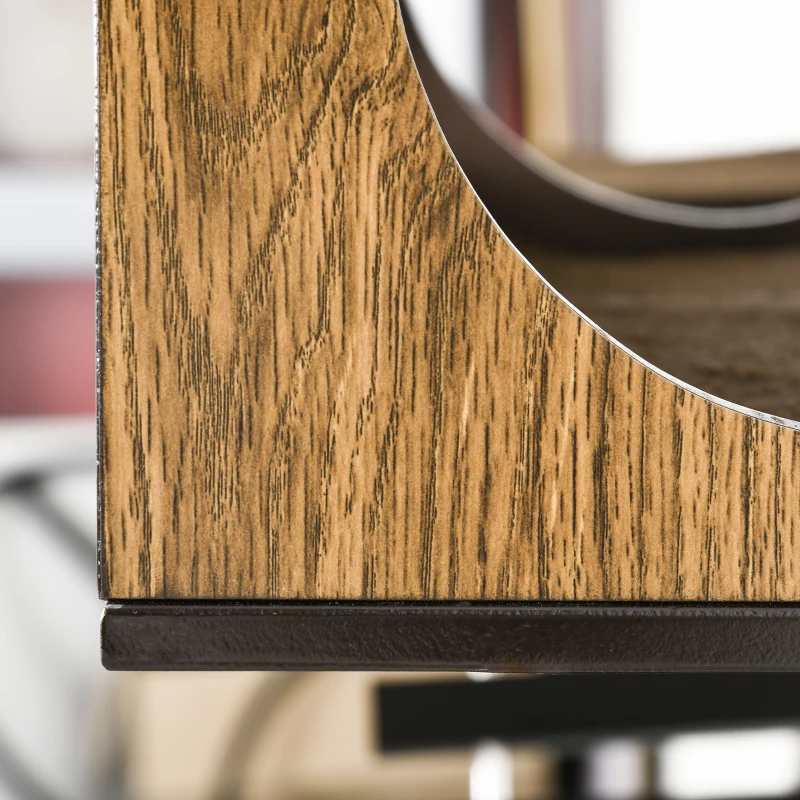 PawHut 5PCs Cat Wall Shelves Pet Wall-mounted Climbing Shelf Set with Cushion Condo Jumping Platform Ladder Brown