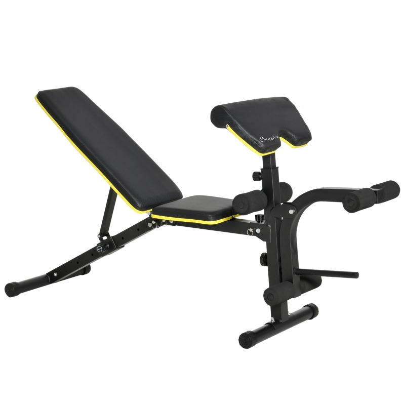 Soozier Adjustable Sit-Up Dumbbell Bench Multi-Functional