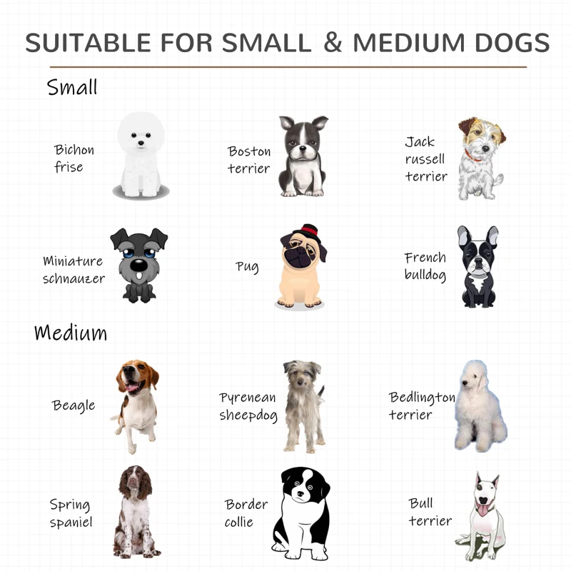 PawHut Dog Crate Furniture, Wooden End Table with Cushion & Lockable Door, Medium Size Pet Crate Indoor Puppy Cage, Grey