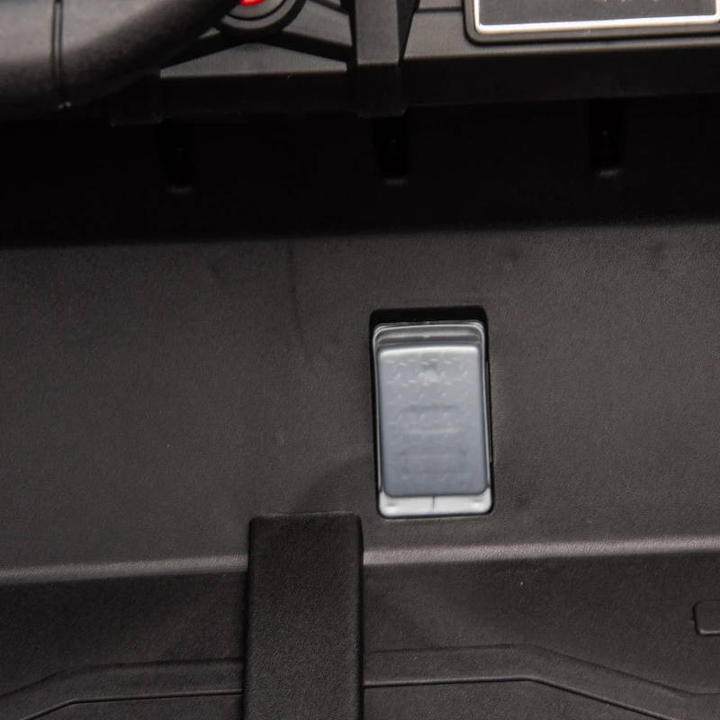 24V Remote Control 2-Seater Kids Ride On UTV with Slow Start, Anti-Collision Bar, Ride on Toys with Storage Space, USB, Bluetooth, Black