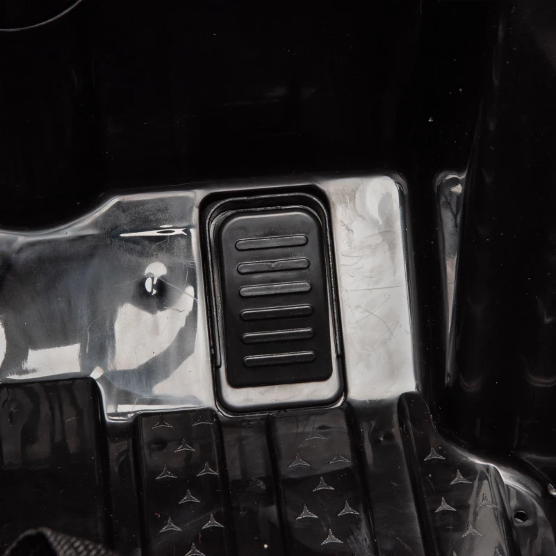 24V Battery Powered 4WD Ride On Car with Remote Control, Music and Lights, Five-Point Safety Belt, and Rocking Chair Mode, for Kids, Black