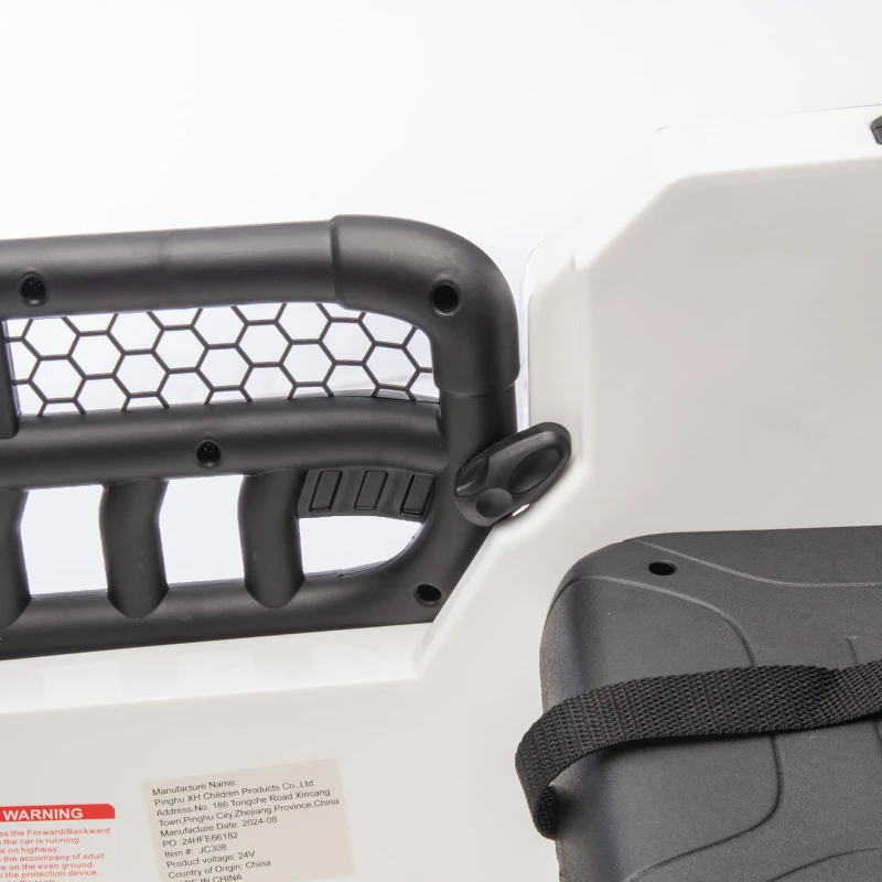 24V 400W Motor 2-Seater Kids Ride On Electric Car with Parent Control, Ride on Toys with Bluetooth, USB, 1.86-4.35 MPH Speed for Ages 3+, White