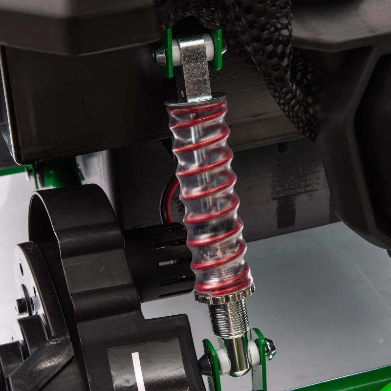 24V 2-Seater Kids Ride On UTV with 400W High Power, Bluetooth, LED Lights, Parent Control Ride on Toy with Rear Storage for Kids Aged 3+, Green