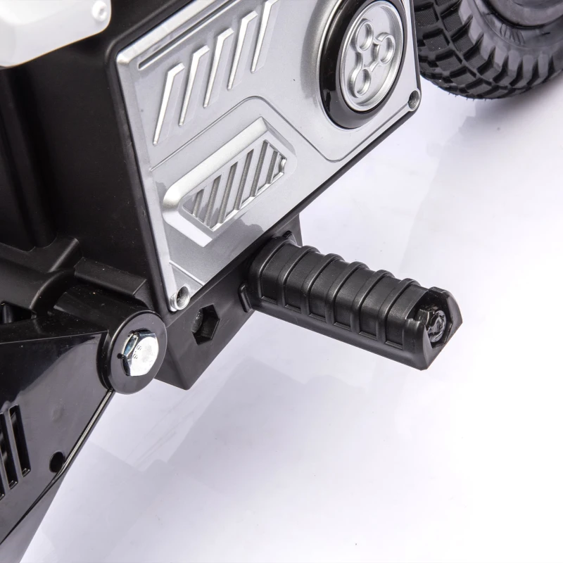 24V Kids Ride On Motorcycle with Rear Wheel Shock Absorber, 200W Powered Electric Dirt Bike with Adjustable Speed, for Ages 5-15, Red