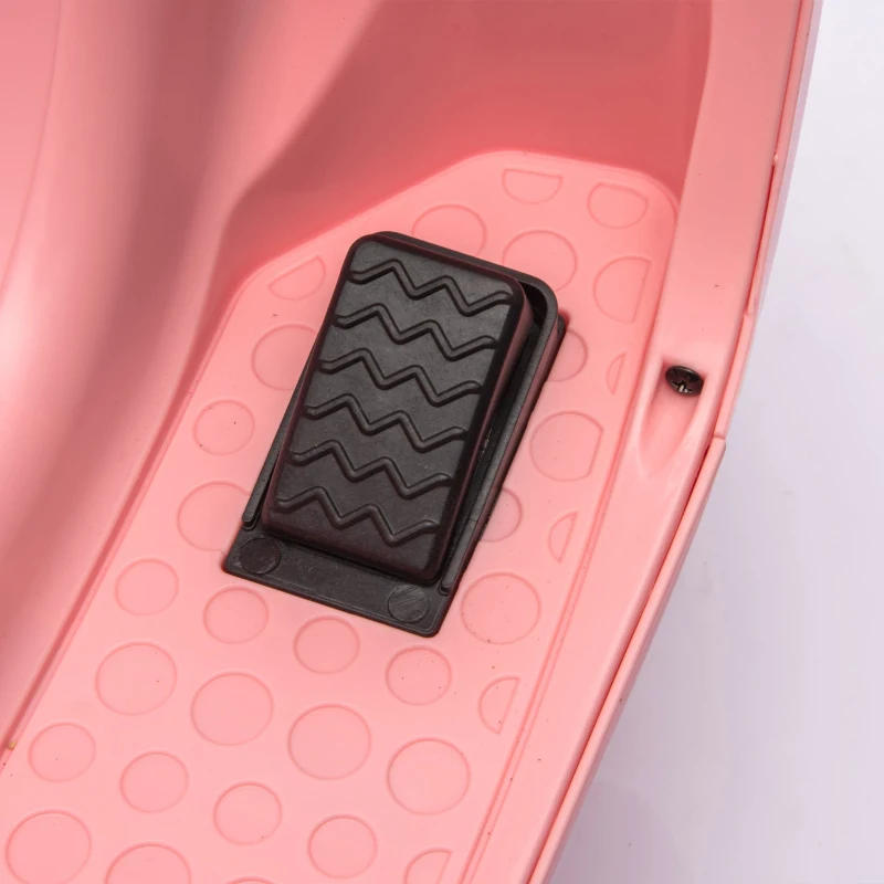 12V 2-Seater Kids Ride On Electric Motorcycle with Backseat Flip Adult Seat, Slow Start, Multifunction Player, and Oversized Storage Box, Pink