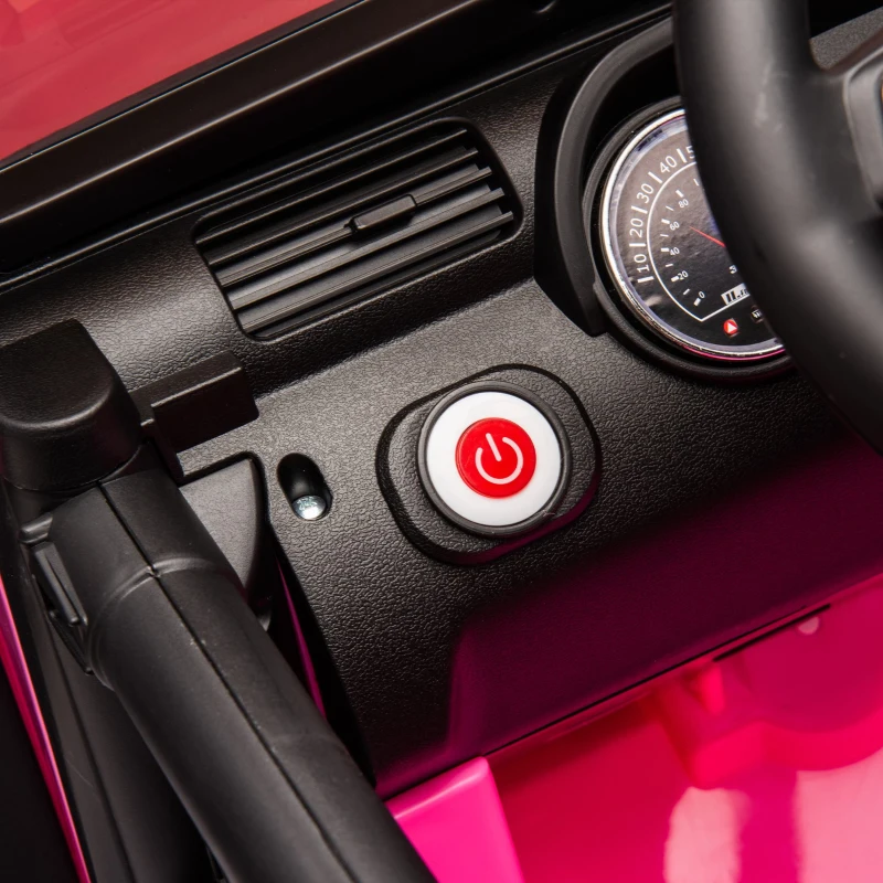 24V 200W Motors 2-Seater Kids Ride On Truck with Remote Control, Ride on Toys with Bluetooth, and Seat Belts, Suitable for Kids Aged 3+, Pink