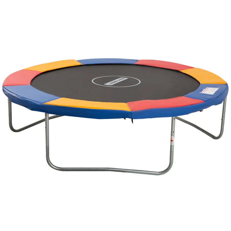 HOMCOM Φ10ft Trampoline Replacement Safety Pad Trampoline Pad Waterproof Spring Cover Multicoloured
