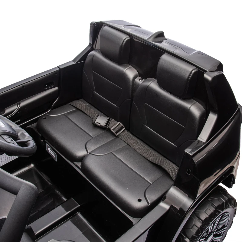 24V Licensed Lexus LX600 2-Seater Kids Ride On Car with Parent Control, Bluetooth, MP3, and Speeds 1.86-3.11 MPH, for Ages 3-7, Black